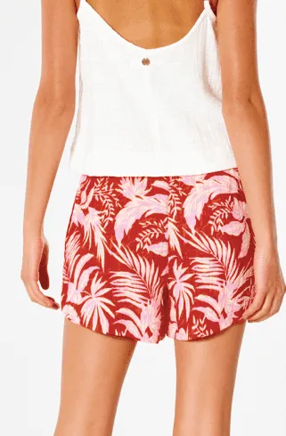 Rip Curl Sun Rays Ladies Shorts Red