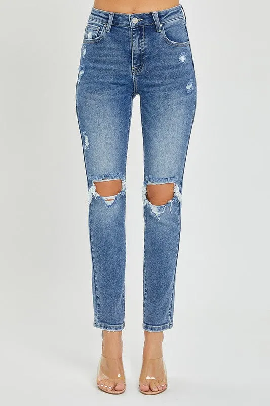 RISEN Layton Distressed Skinny Jeans