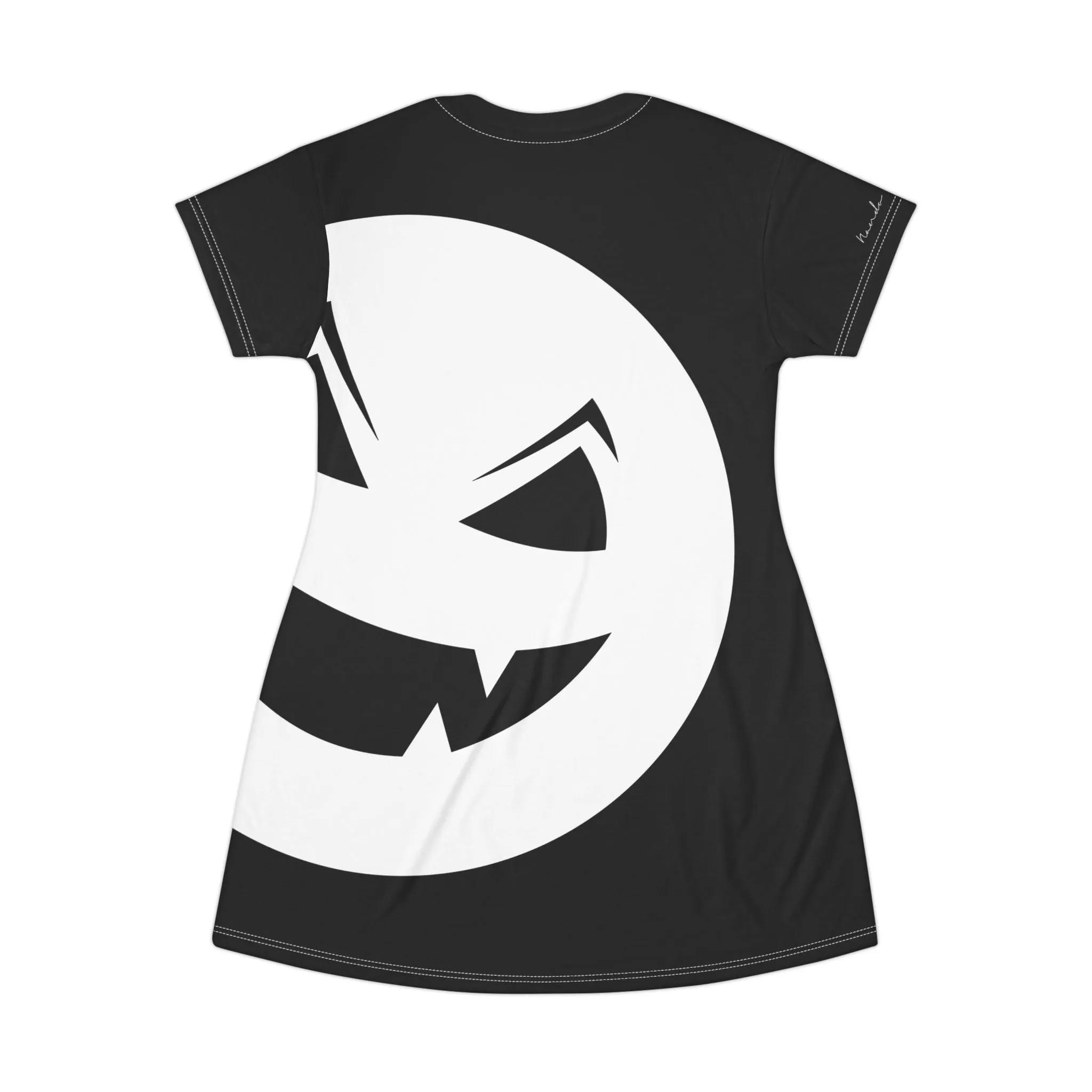 Shirtdress, Black Angry Pumpkin
