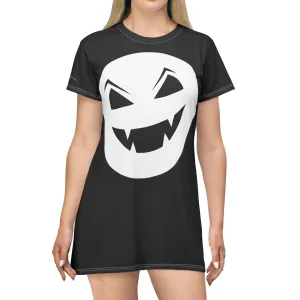 Shirtdress, Black Angry Pumpkin