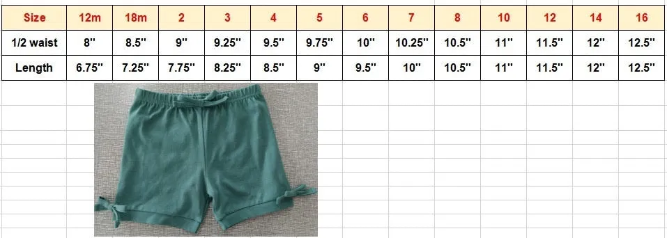 Shorties (6 colorways)