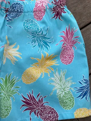 SHORTS * blue Pineapple
