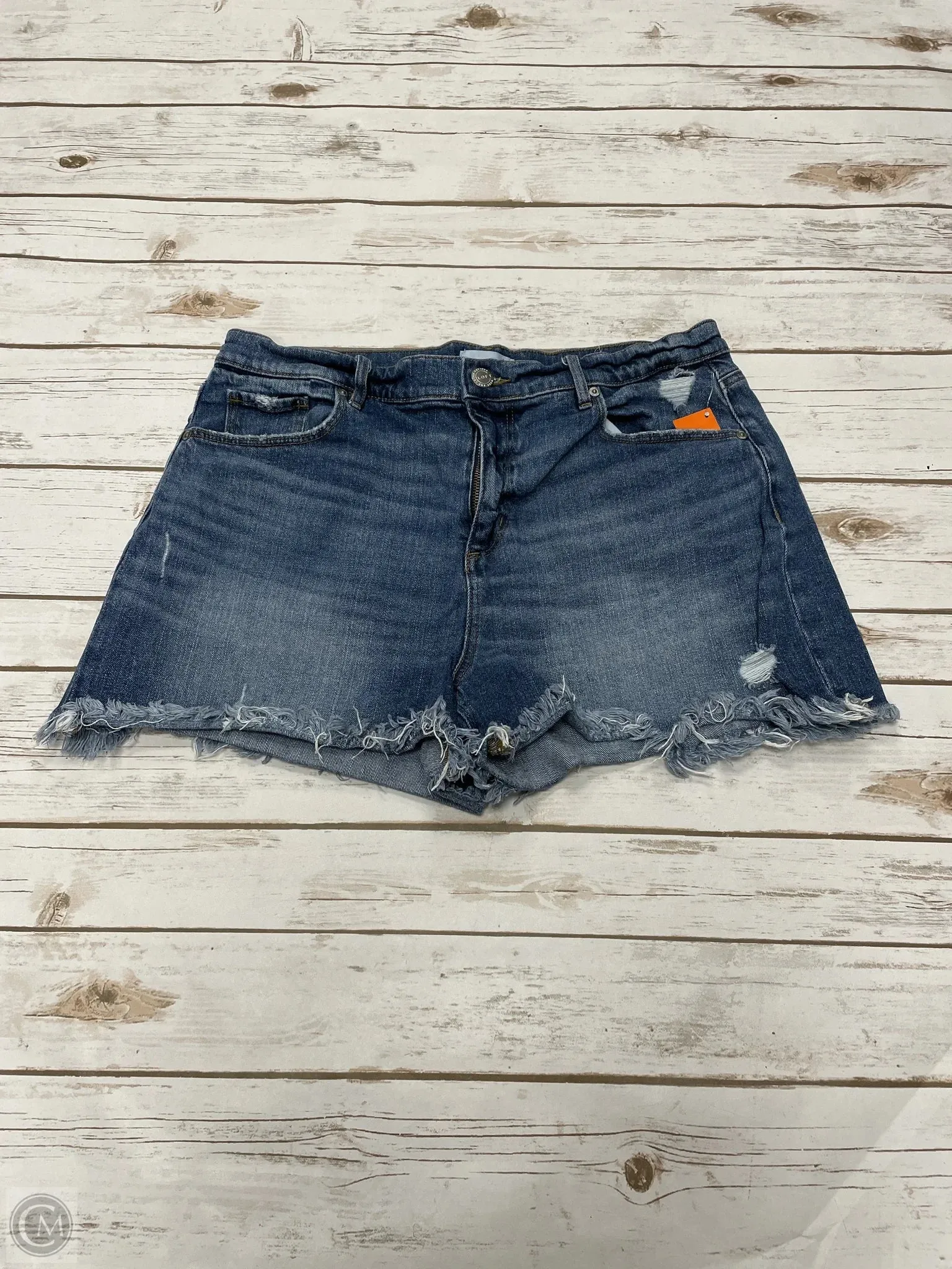 Shorts By Loft In Blue Denim, Size: 12
