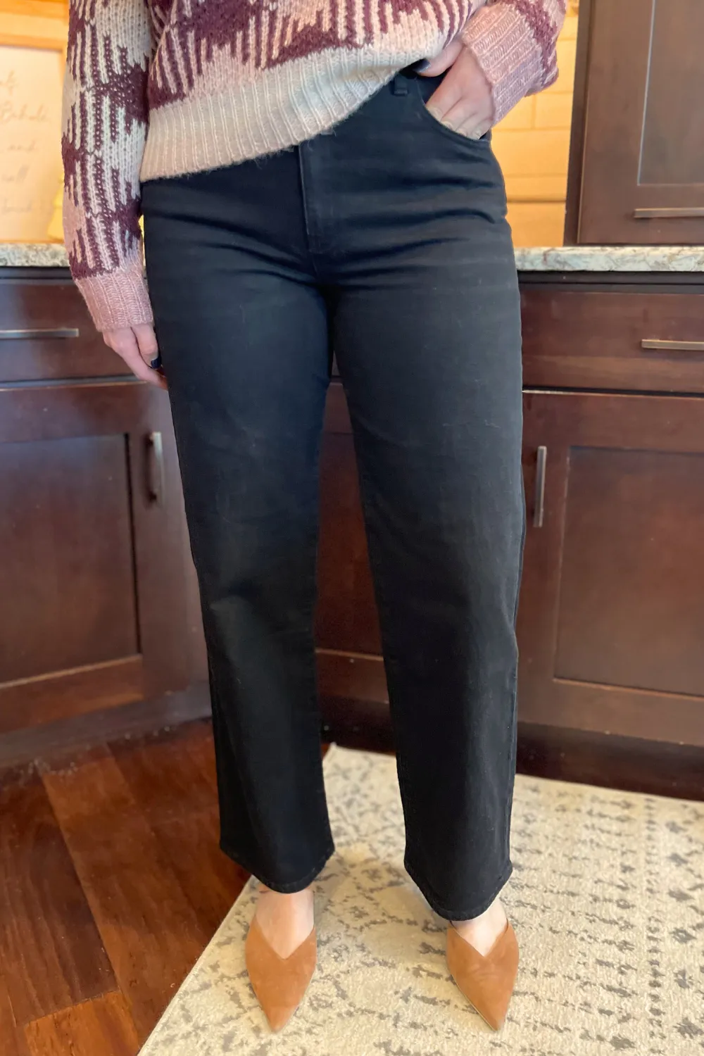 Sienna High Rise Wide Leg 5 Pocket