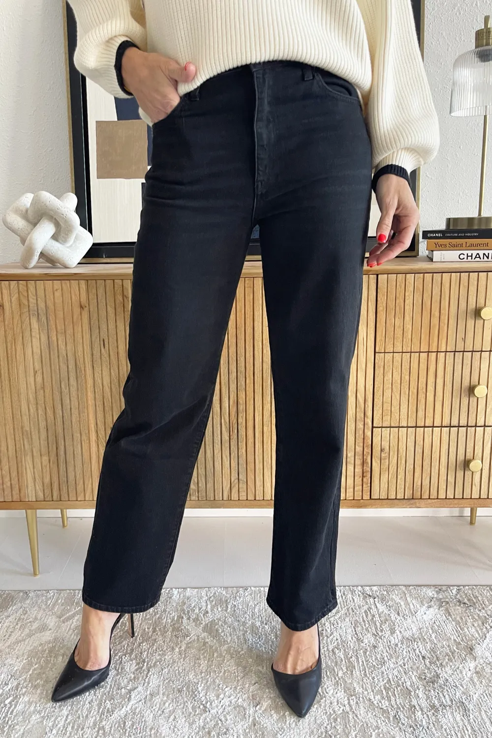 Sienna High Rise Wide Leg 5 Pocket