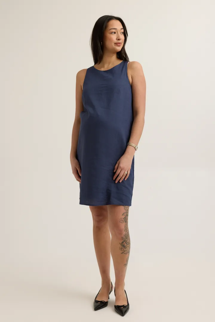 Sienna Linen-Blend Dress