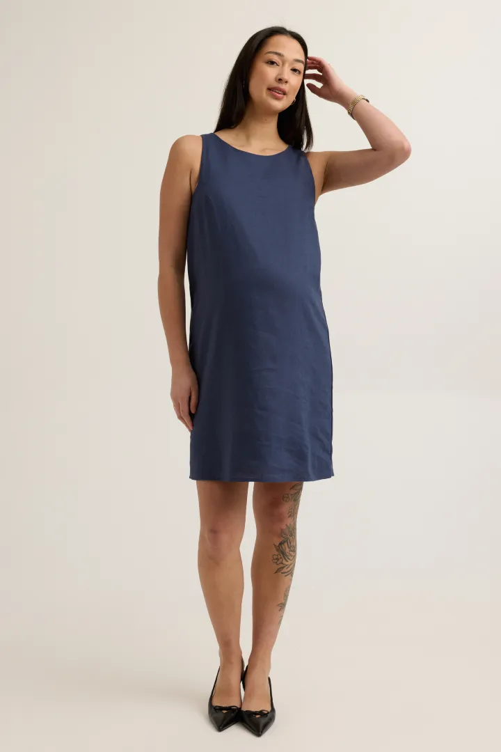 Sienna Linen-Blend Dress