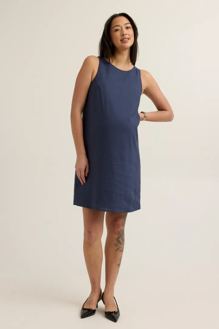 Sienna Linen-Blend Dress