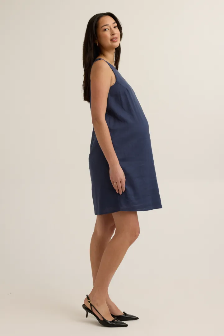 Sienna Linen-Blend Dress