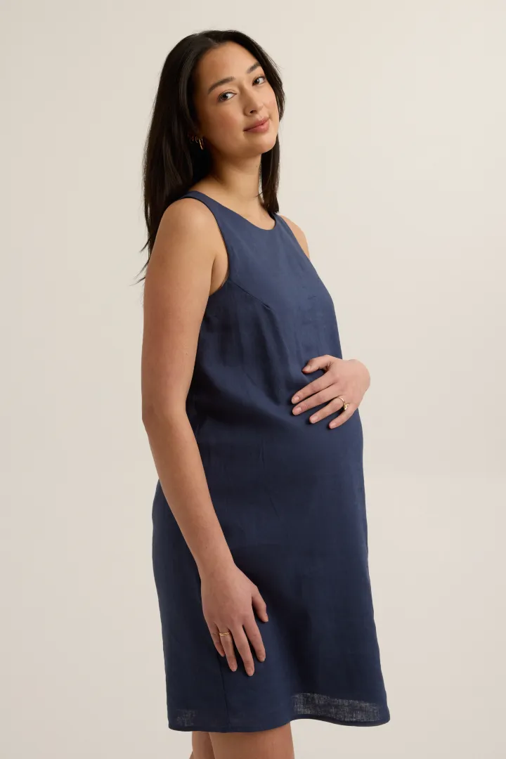 Sienna Linen-Blend Dress