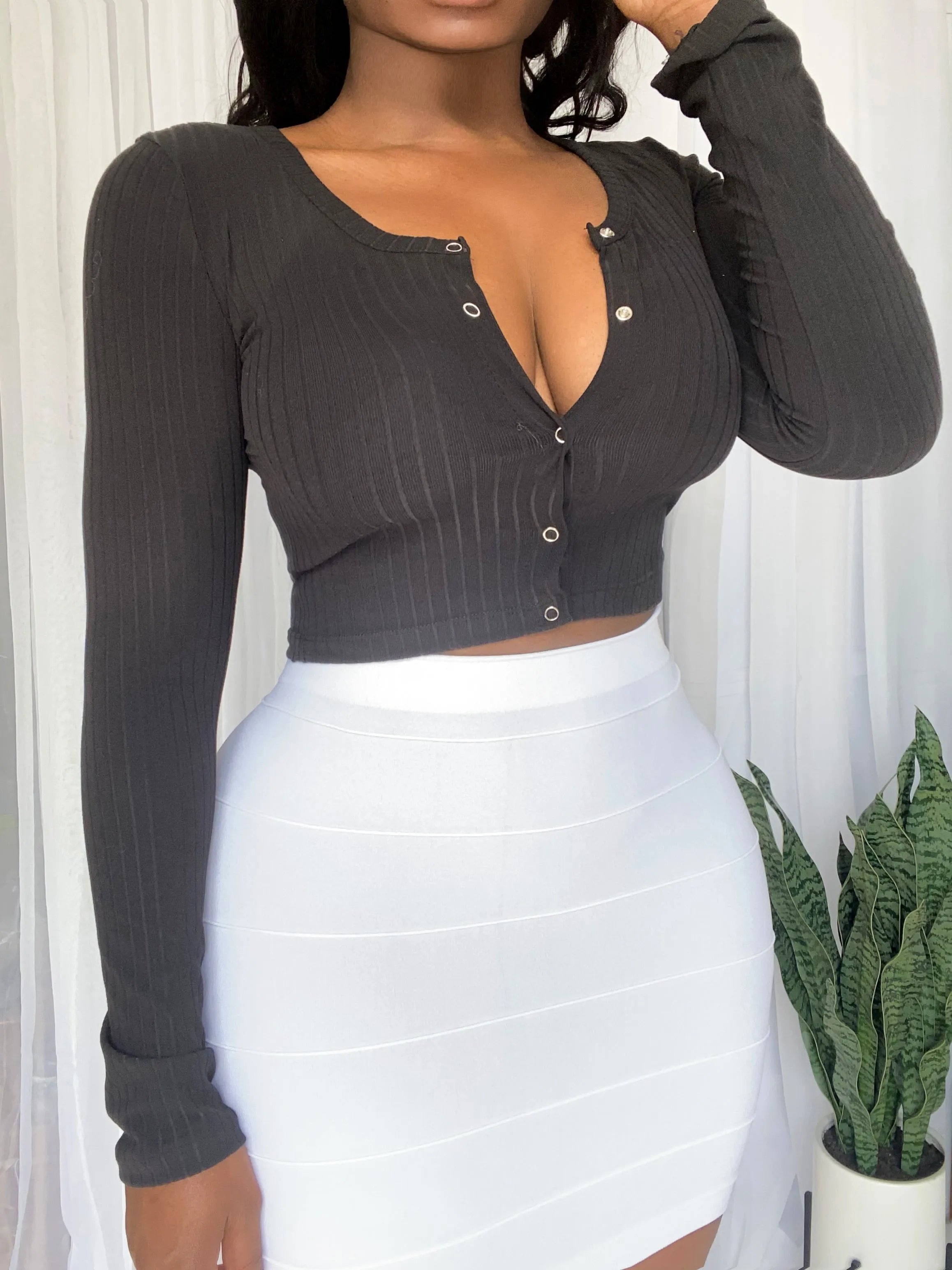 SNAPPLE RIBBED CROP | TOP
