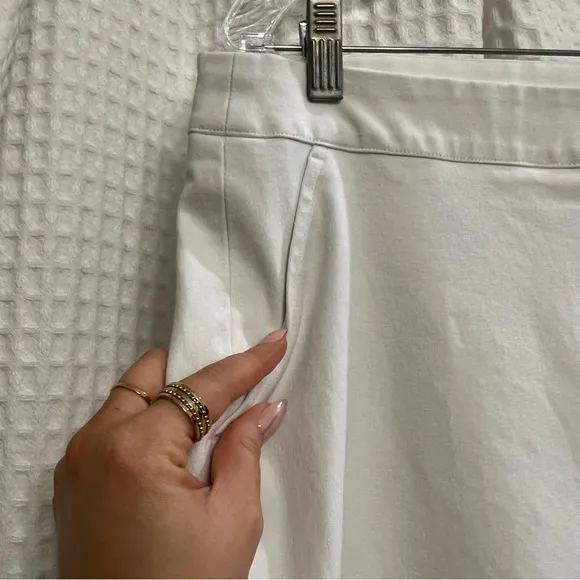 Spanx women’s pull up jeans size XL skinny high waist white