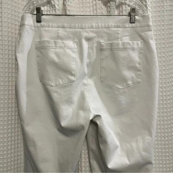 Spanx women’s pull up jeans size XL skinny high waist white