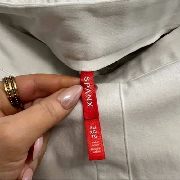 Spanx women’s pull up jeans size XL skinny high waist white