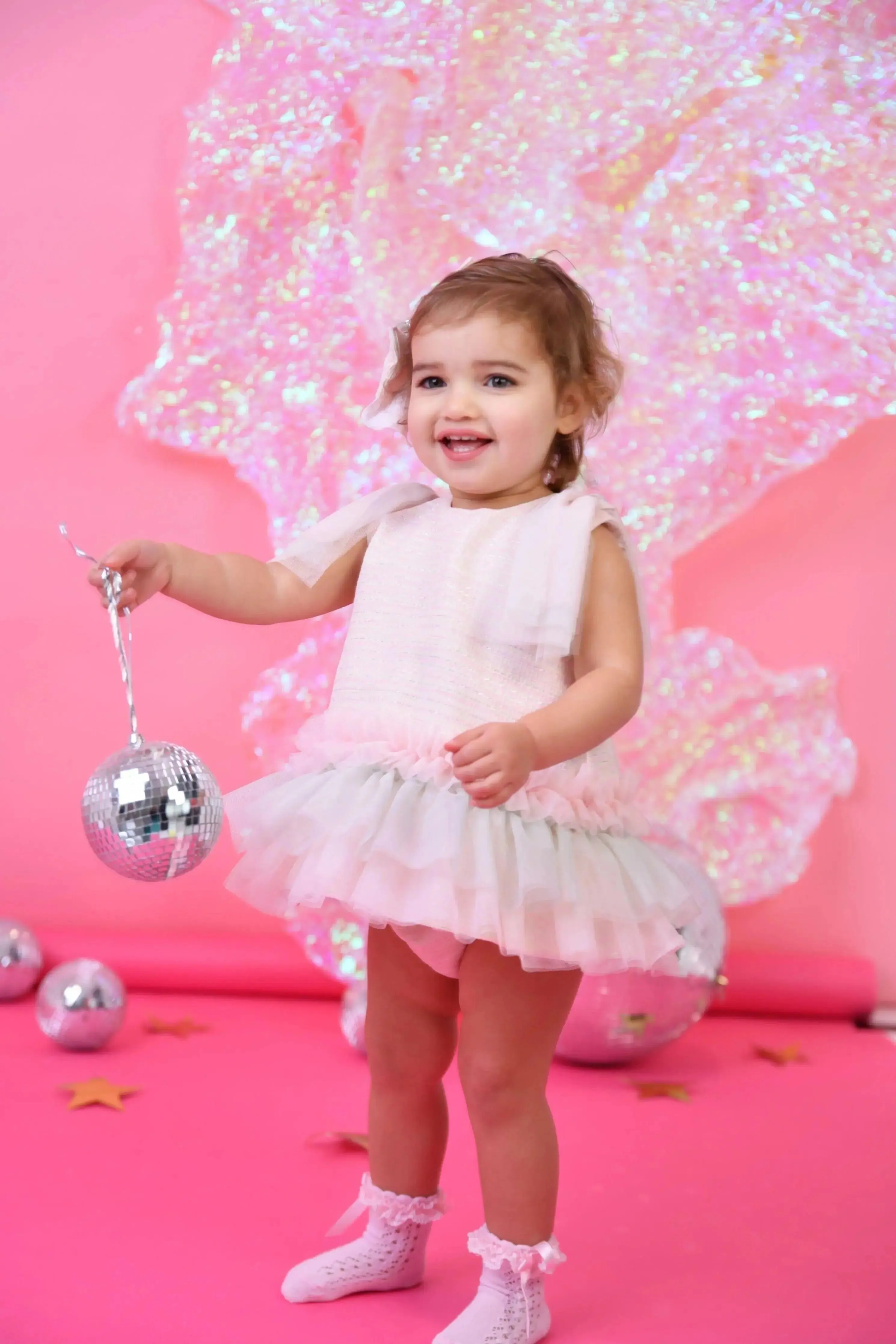 SS25 Naxos Baby Girls Cotton Candy Dress & knickers - Pre Order