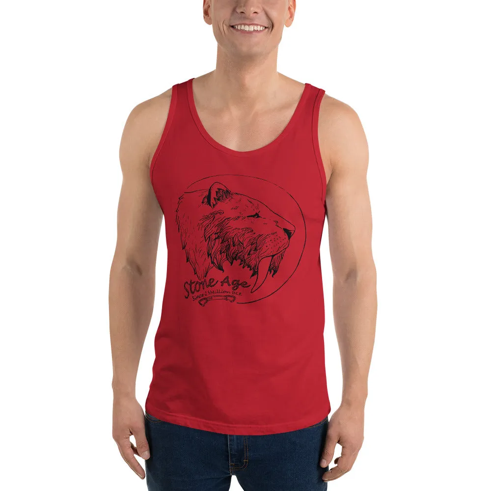 Stone Age Men's Sabertooth Tank - Print on Demand