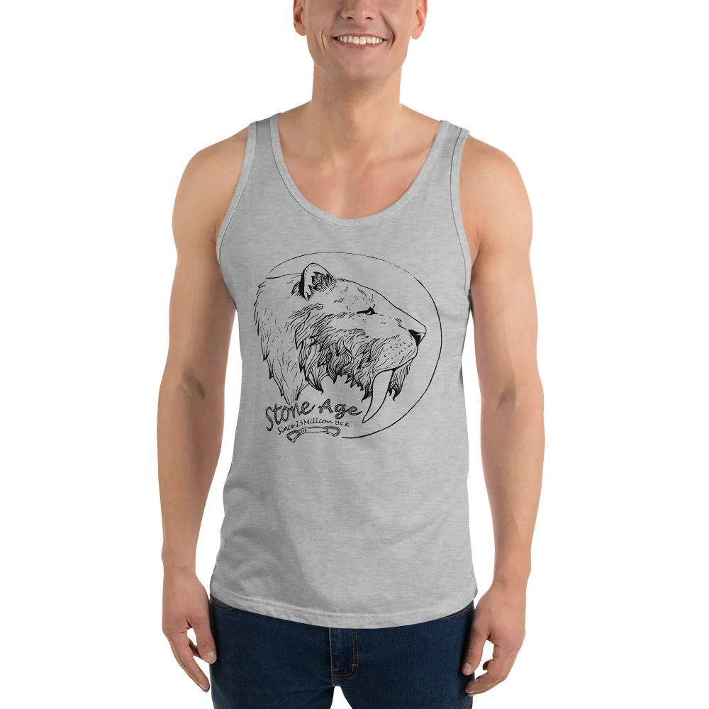 Stone Age Men's Sabertooth Tank - Print on Demand