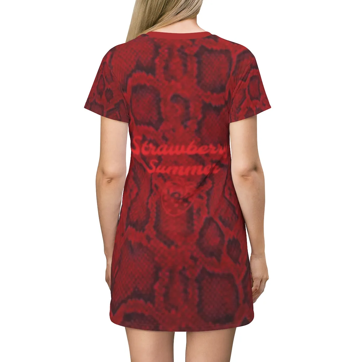 Strawberry T-shirt Dress
