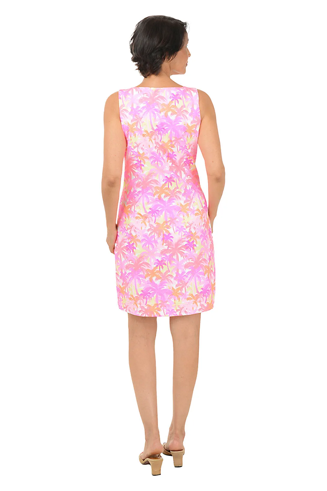 Sunset Grove UPF50  Sleeveless Shift Dress
