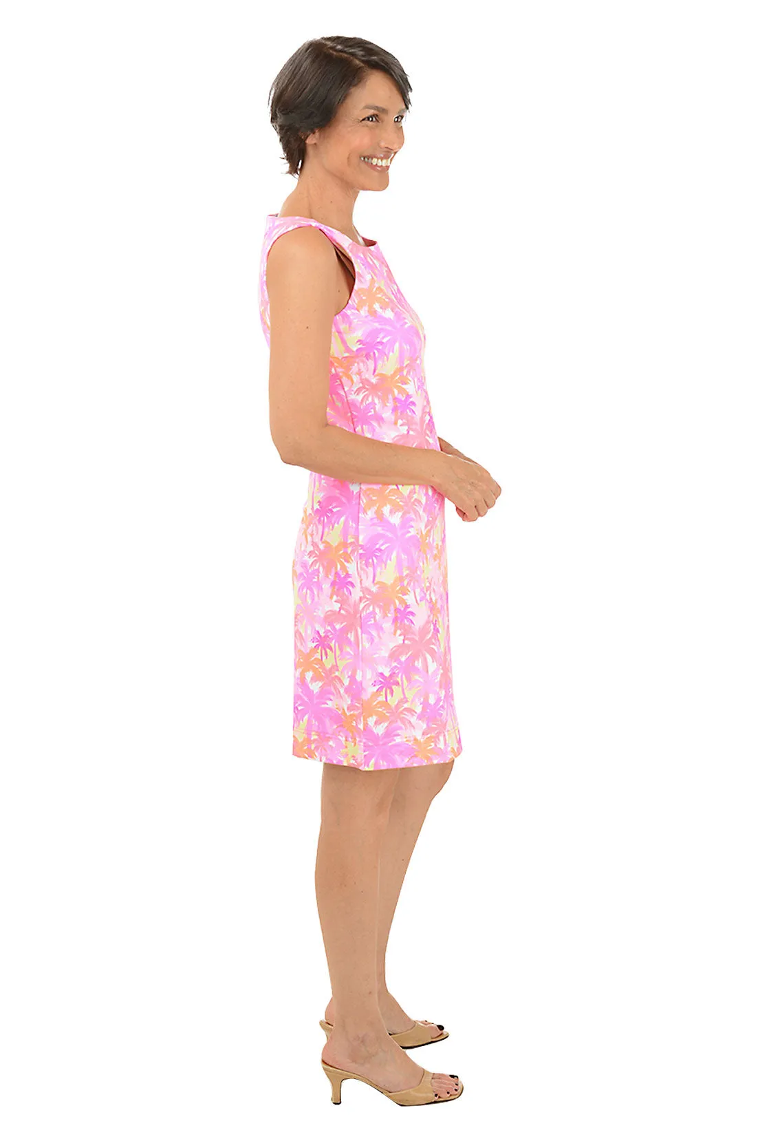 Sunset Grove UPF50  Sleeveless Shift Dress