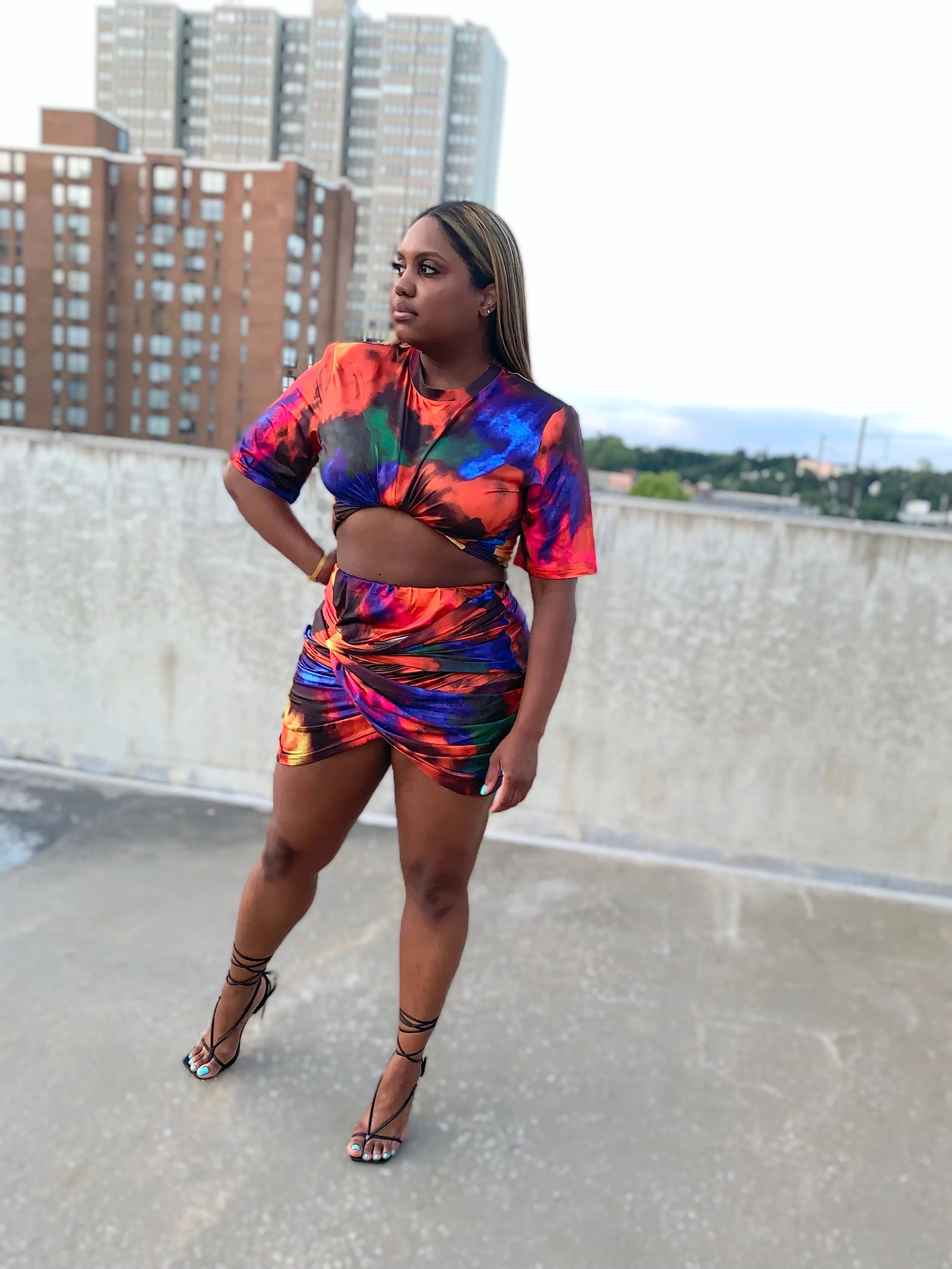 Sunset Skirt Set