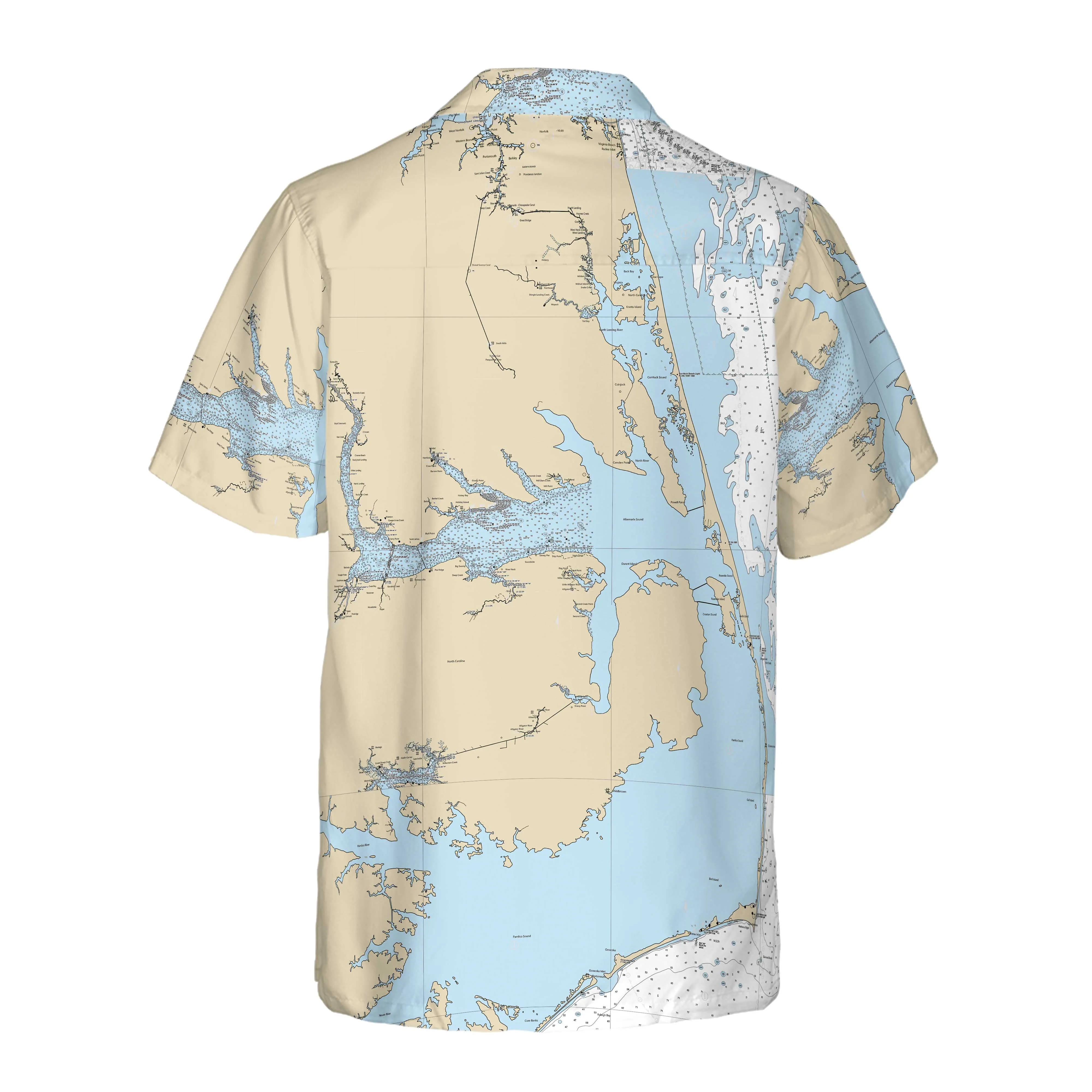 The Albemarle Sound Coconut Button Camp Shirt