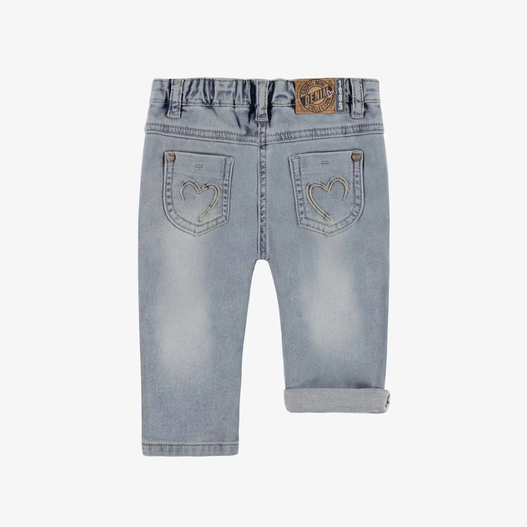 The Fleur Embroidered Denim - BABY
