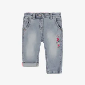 The Fleur Embroidered Denim - BABY
