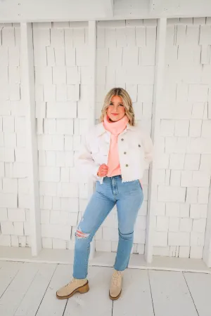The Kaylee Cropped Denim Jacket