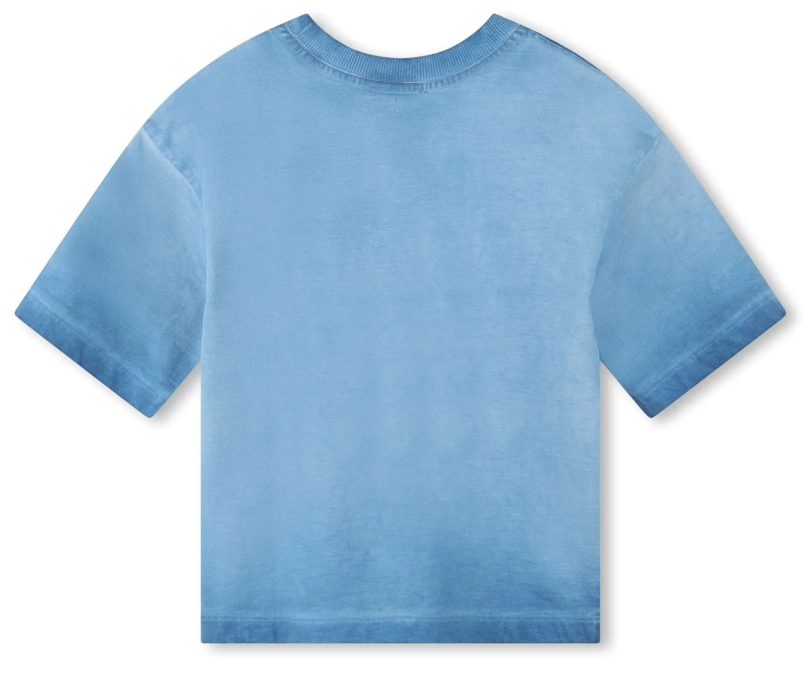 The Marc Jacobs Destroy Effect Logo Tee In Blue