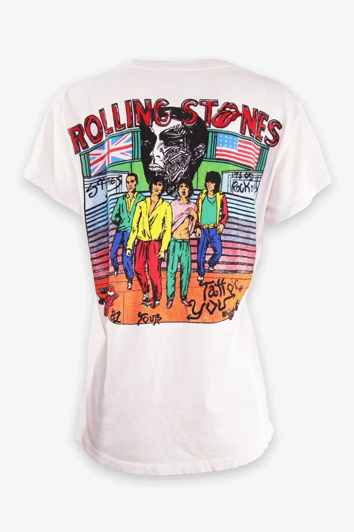 The Rolling Stones Unisex T-Shirt in White