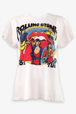 The Rolling Stones Unisex T-Shirt in White