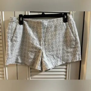 Theory Printed Cotton Shorts Sz 6-A480
