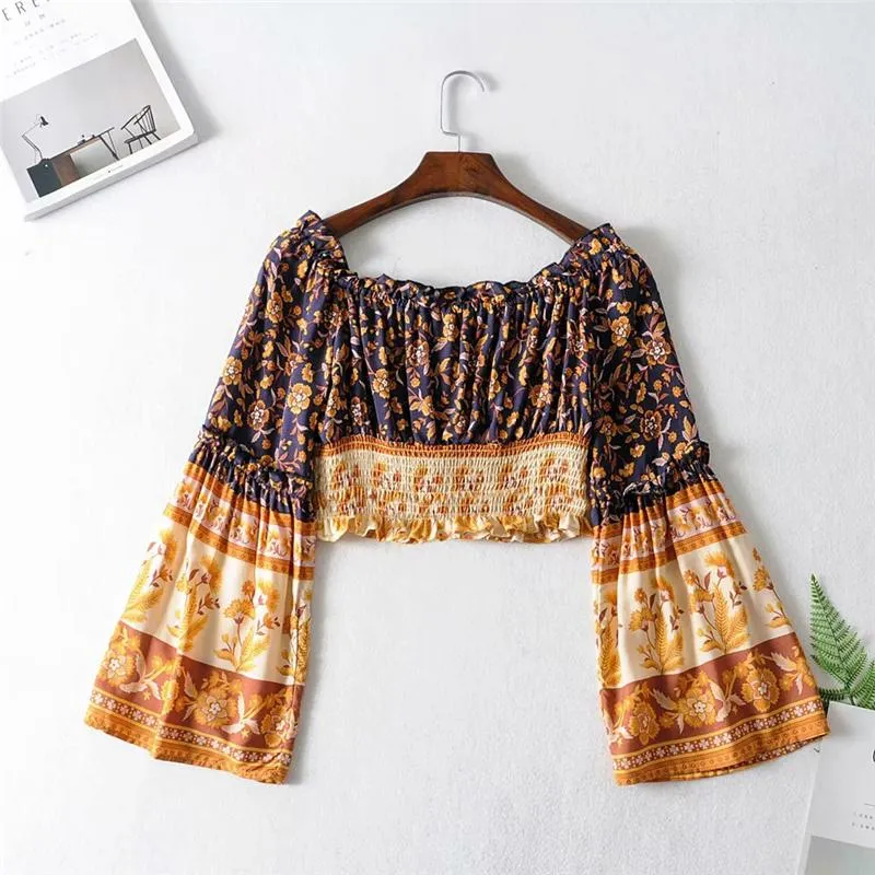 TILLY  Bohemian Off-shoulder Batwing Sleeve Blouse