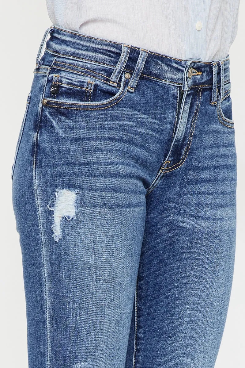 Trixie Mid Rise Ankle Skinny Jeans
