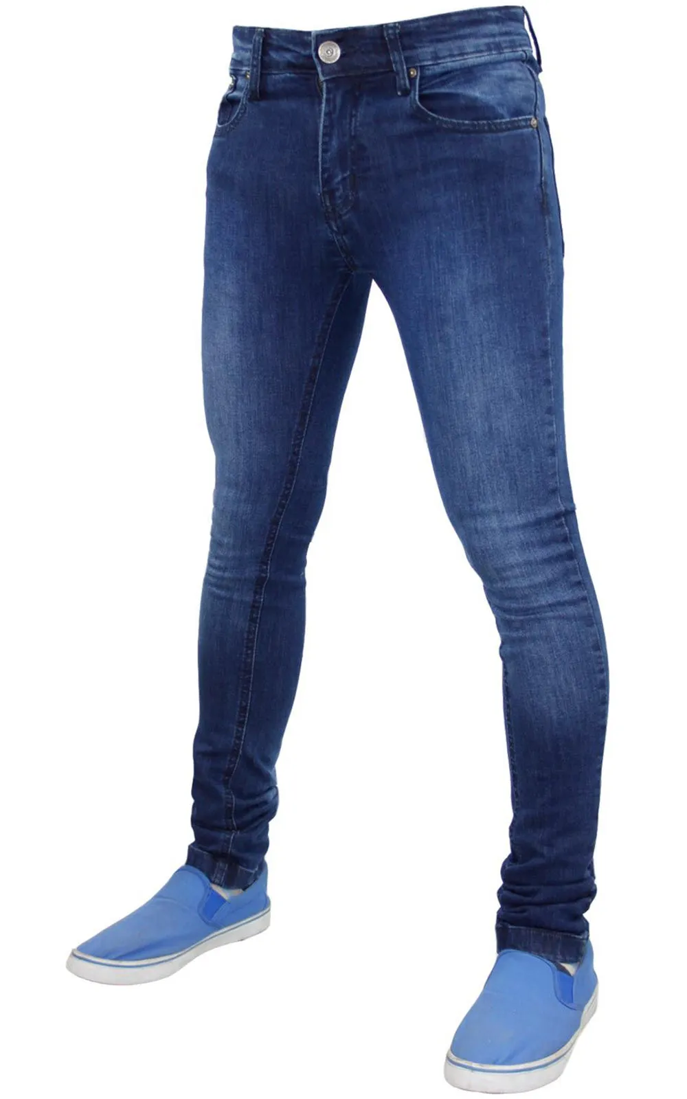 True Face Mens Super Skinny Stretchable Jeans