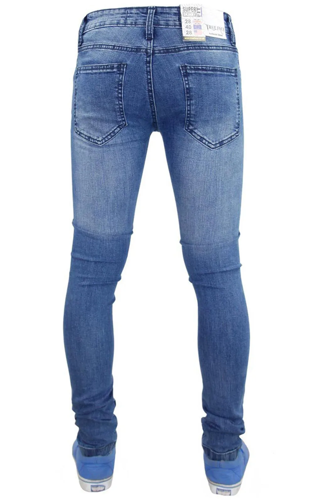 True Face Mens Super Skinny Stretchable Jeans
