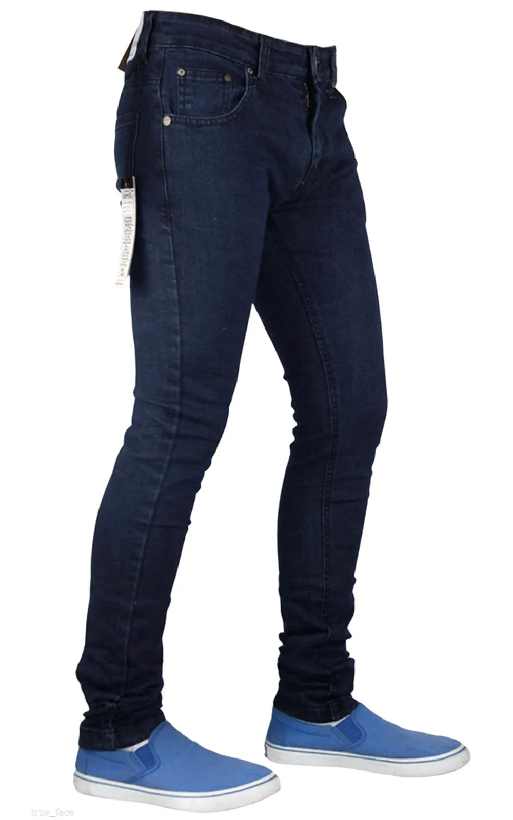 True Face Mens Super Skinny Stretchable Jeans