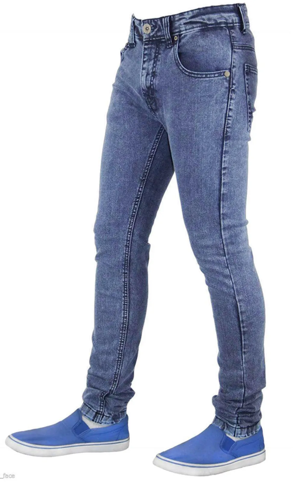 True Face Mens Super Skinny Stretchable Jeans