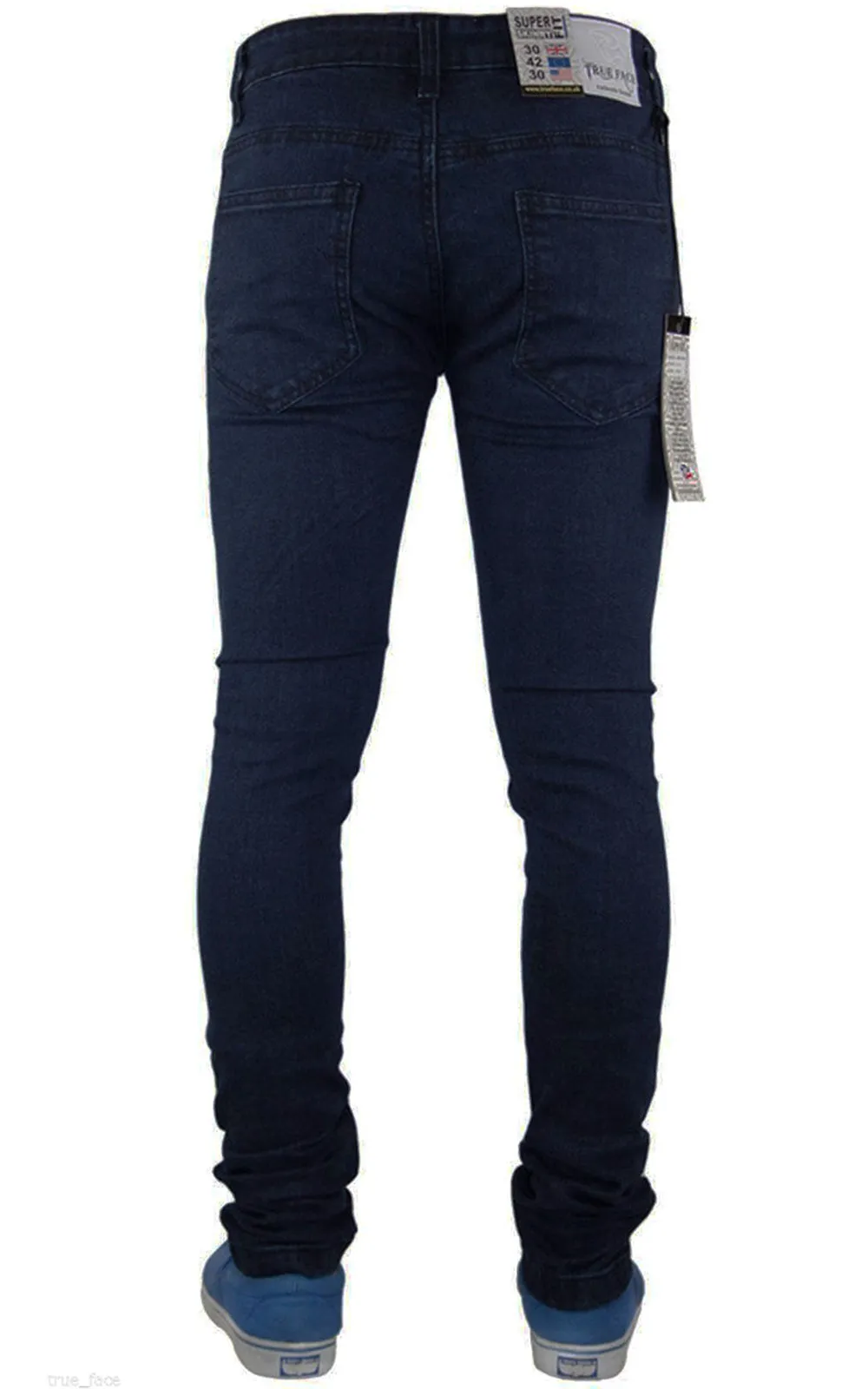 True Face Mens Super Skinny Stretchable Jeans