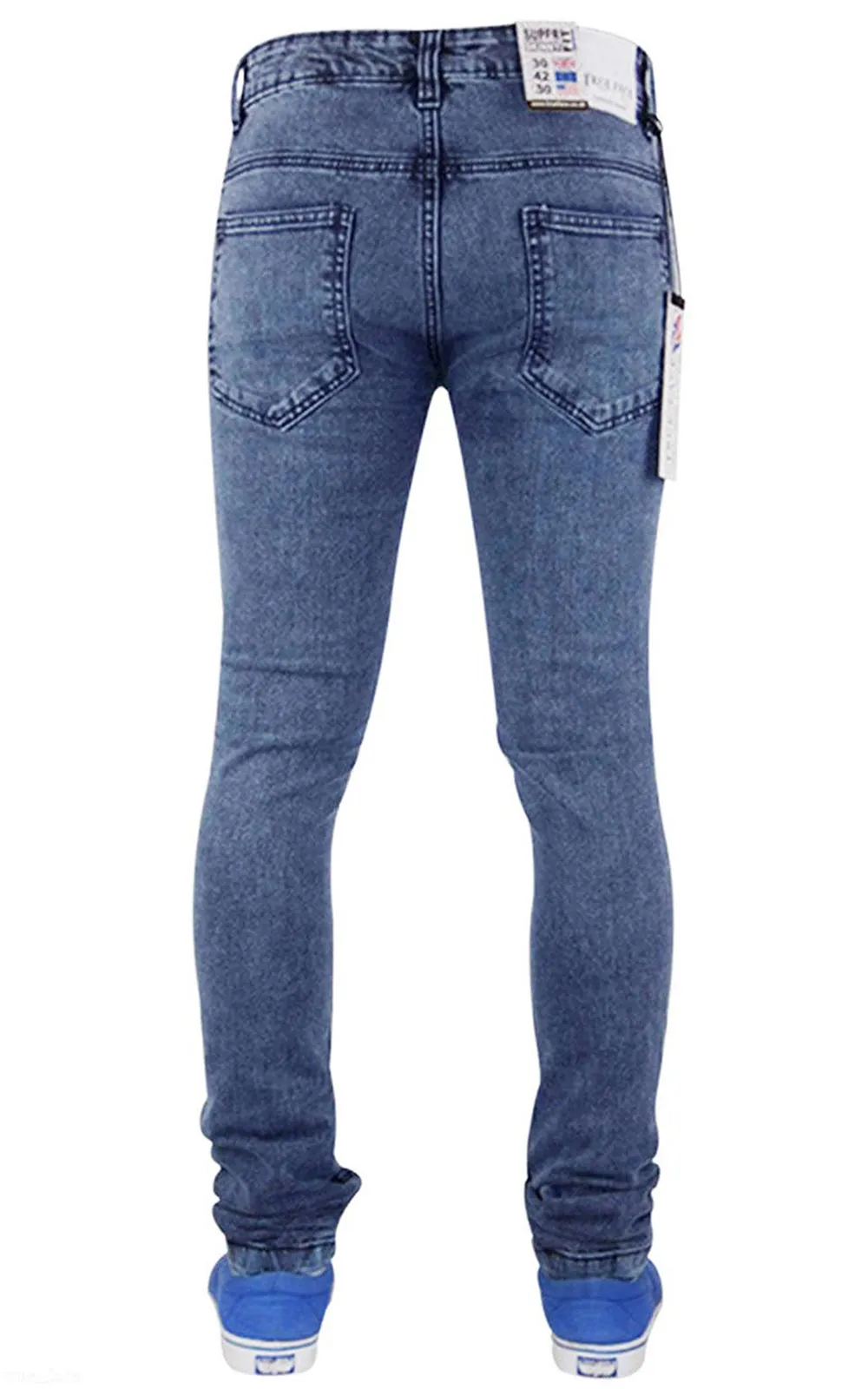 True Face Mens Super Skinny Stretchable Jeans