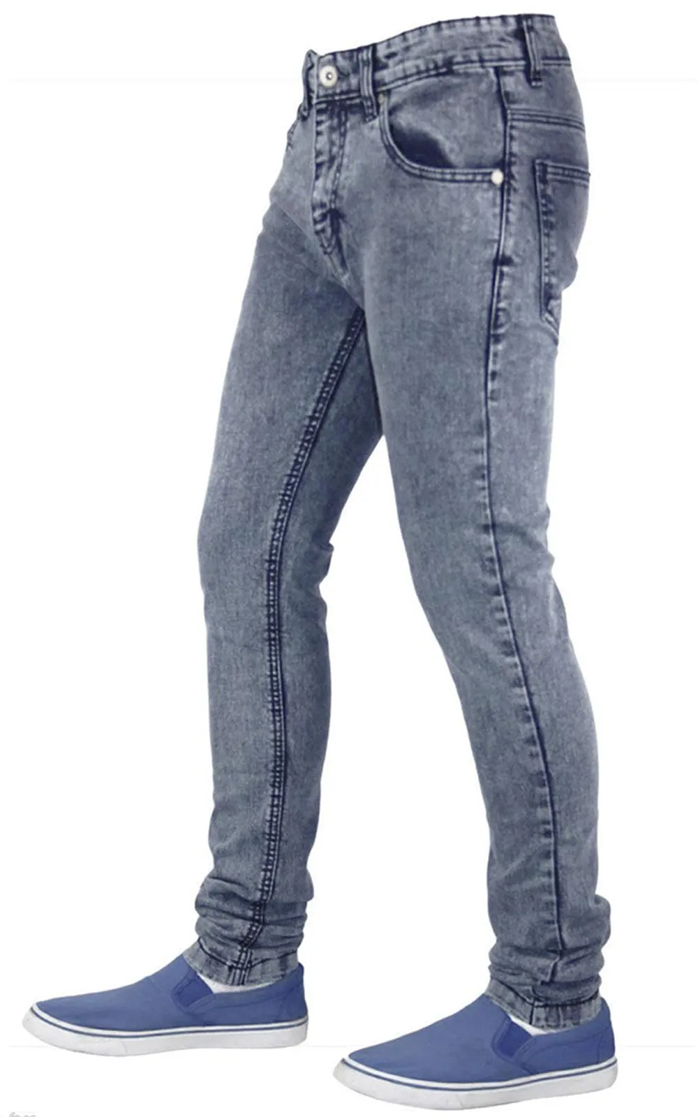 True Face Mens Super Skinny Stretchable Jeans