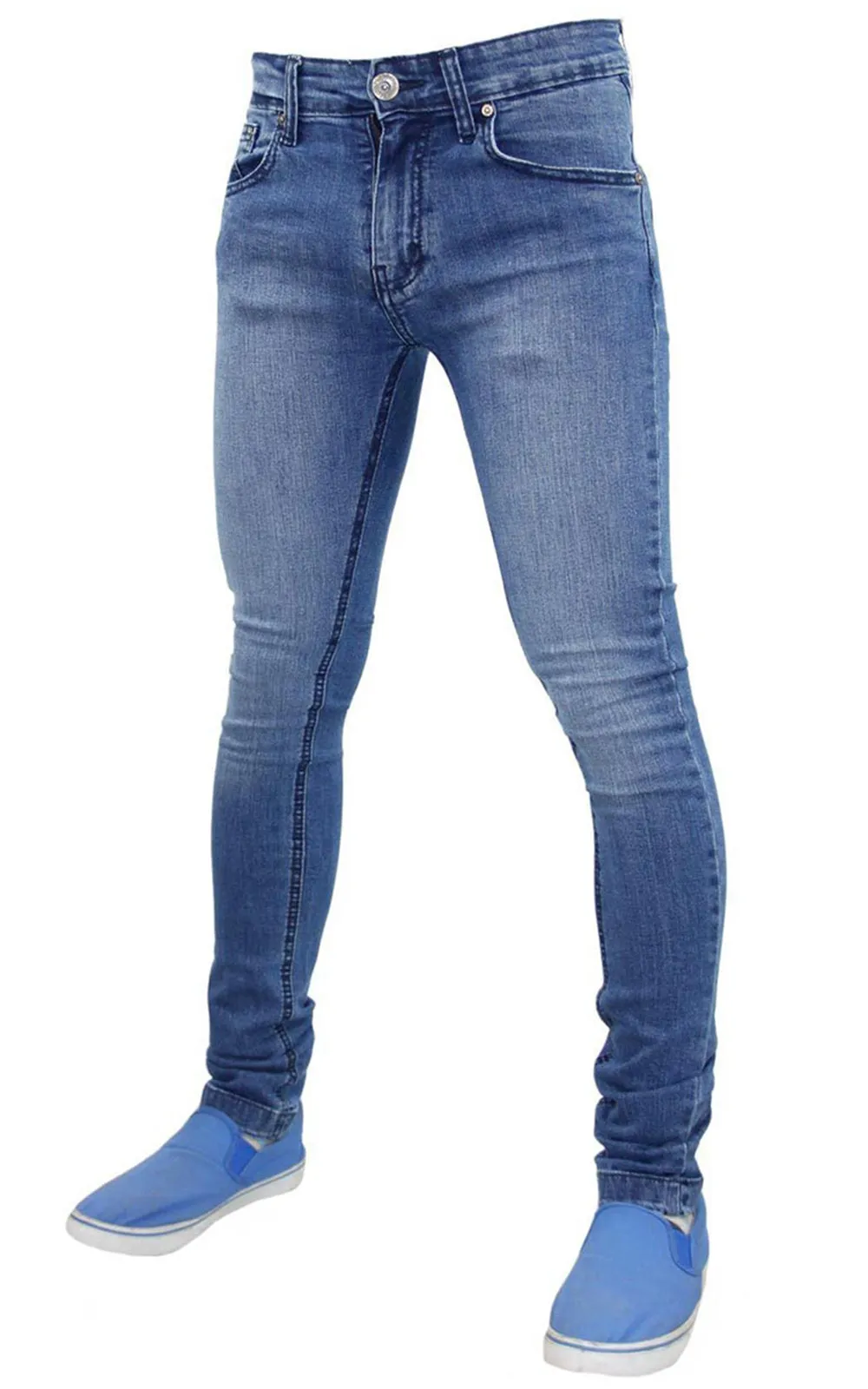 True Face Mens Super Skinny Stretchable Jeans