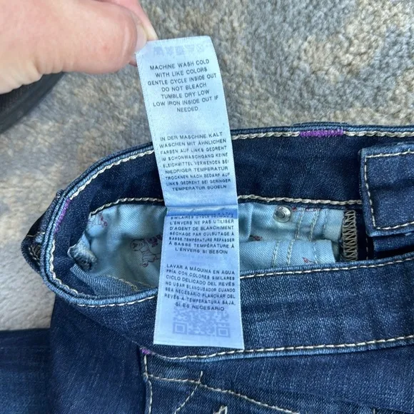 True Religion Super Skinny Denim Jeans Blue 28