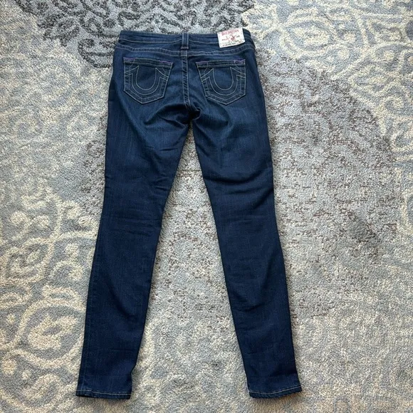 True Religion Super Skinny Denim Jeans Blue 28