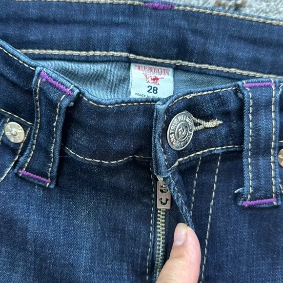 True Religion Super Skinny Denim Jeans Blue 28