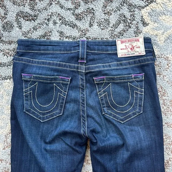 True Religion Super Skinny Denim Jeans Blue 28