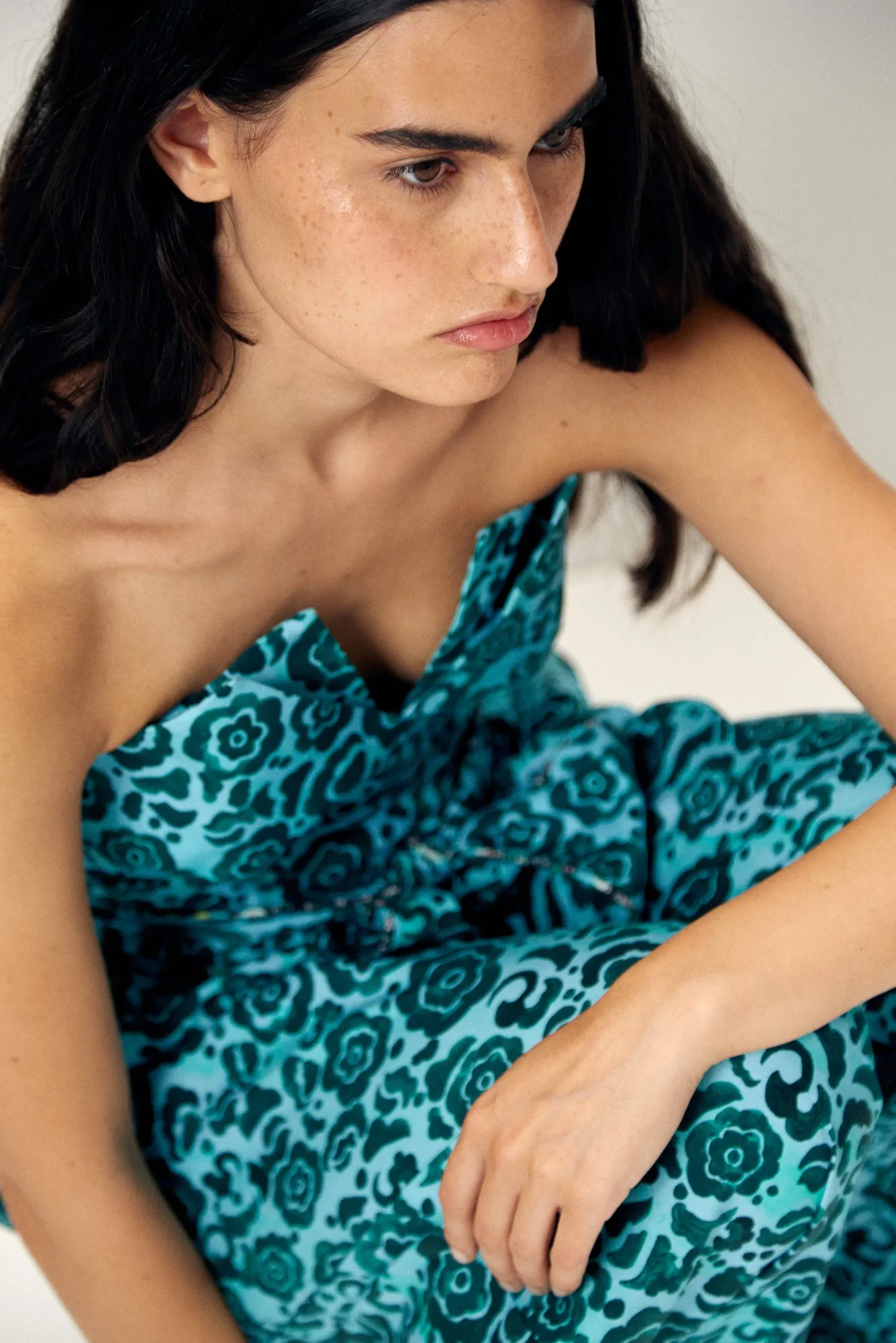 Tulipan Top in Narciso Print