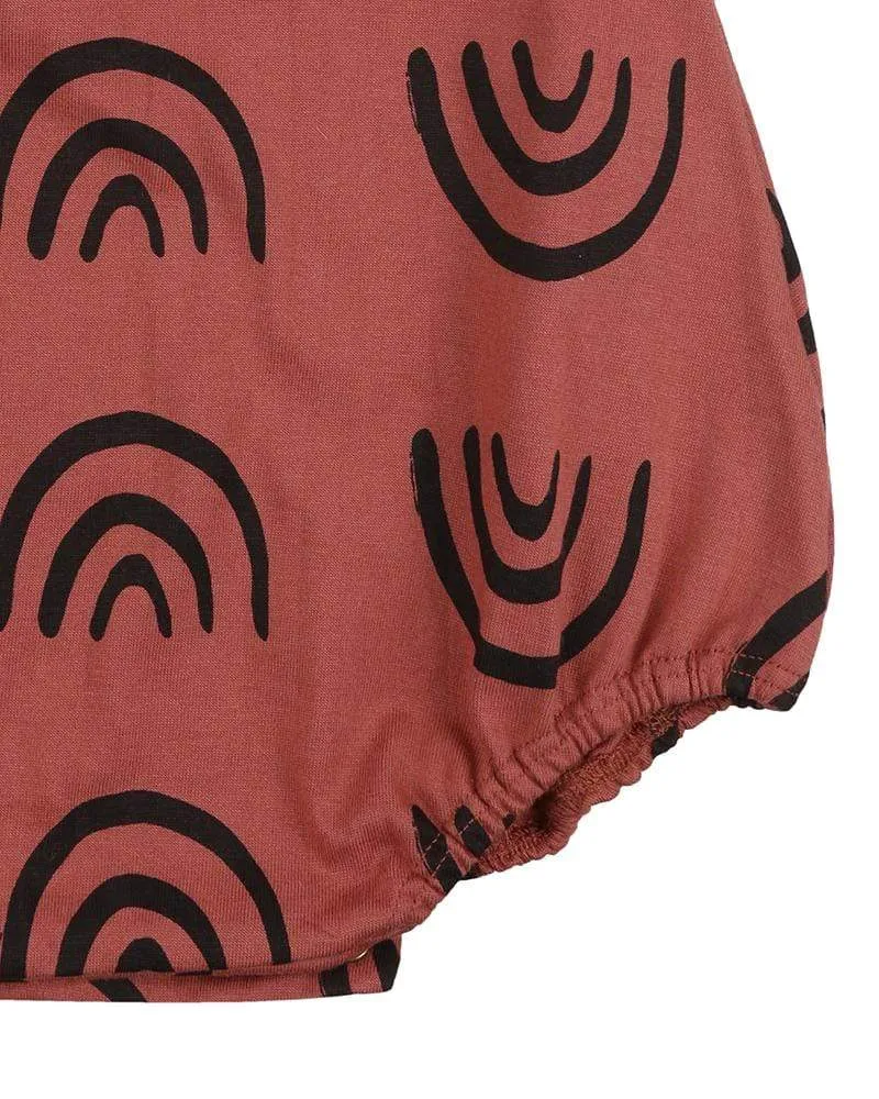 Turtledove | No Rain, No Rainbow Bubble Romper