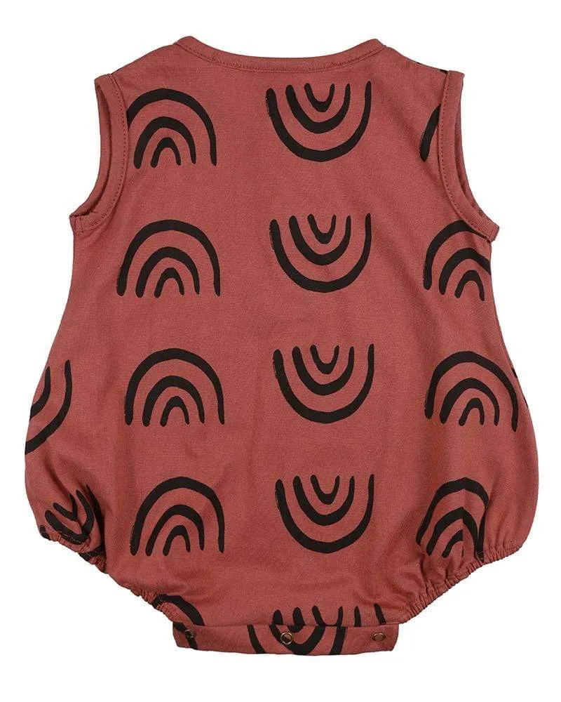 Turtledove | No Rain, No Rainbow Bubble Romper